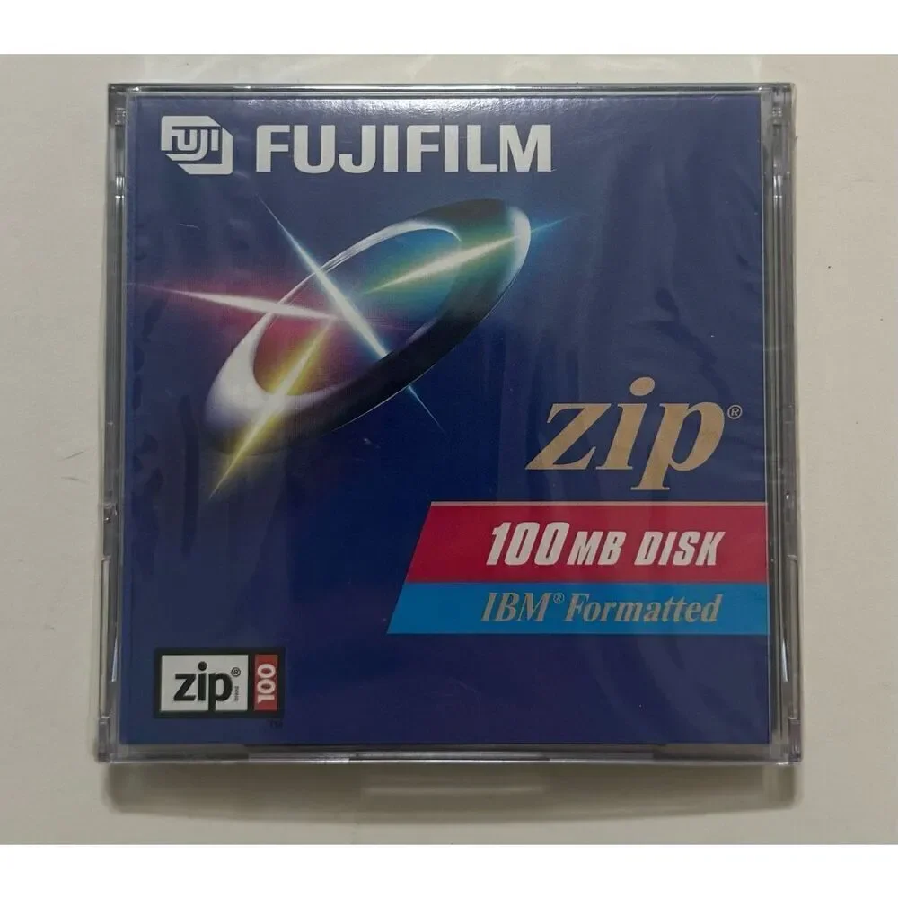 3 FUJIFILM ZIP IBM FORMATTED 100 MB DISK New Sealed ( Lot of 3 )